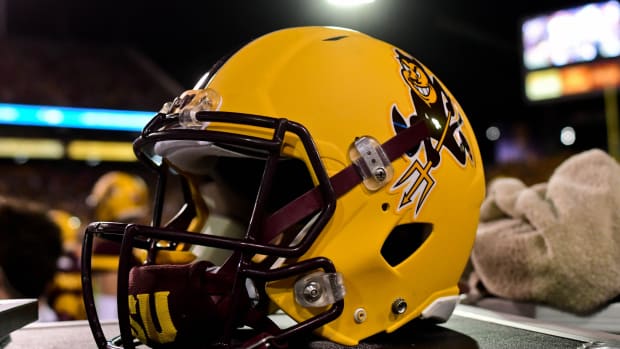 ASU yellow helmet